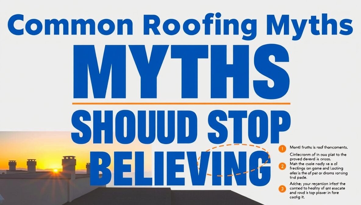 Common Roofing Myths Calgary Homeowners Should Stop Believing